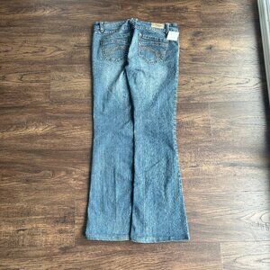 Milan Flare Jeans Washed Blue Y2K Vintage - 5 Women's